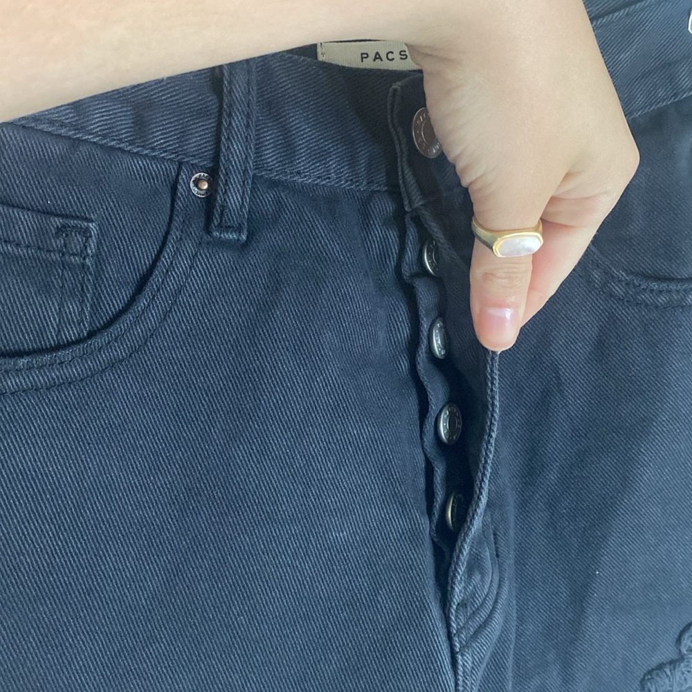 š²Black high rise PacSun Denim Jean shorts! - Picture 4 of 9
